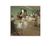 YiXong Edgar Degas The Dance Class Poster Decorative Painting Canvas Wall Posters And Art Picture Print Modern Family Bedroom Decor Posters 12x12inch(30x30cm)