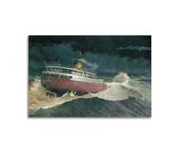 YiXong Edmund Fitzgerald Poster Decorative Painting Canvas Wall Posters And Art Picture Print Modern Family Bedroom Decor Posters 24x36inch(60x90cm)