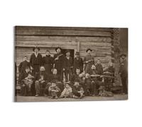 YiXong Hatfield And McCoy Feud Kentucky History Appalachian Poster Decorative Painting Canvas Wall Posters And Art Picture Print Modern Family Bedroom Decor Posters 12x18inch(30x45cm)
