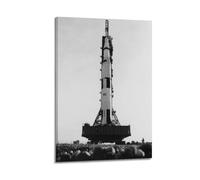 YiXong HISTORIC Vintage 1969 The Apollo 11 Spacecraft Before Take-Off Poster Decorative Painting Canvas Wall Posters And Art Picture Print Modern Family Bedroom Decor Posters 08x12inch(20x30cm)
