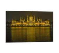 YiXong Hungarian Parliament Building Budapest Hungary Poster Decorative Painting Canvas Wall Posters And Art Picture Print Modern Family Bedroom Decor Posters 08x12inch(20x30cm)