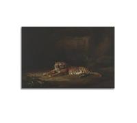 YiXong Iger 1770 by George Stubbs Poster Decorative Painting Canvas Wall Posters And Art Picture Print Modern Family Bedroom Decor Posters 24x36inch(60x90cm)