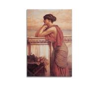 YiXong John William Godward The Wayside Poster Decorative Painting Canvas Wall Posters And Art Picture Print Modern Family Bedroom Decor Posters 12x18inch(30x45cm)
