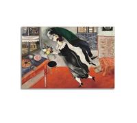 YiXong Marc Chagall Birthday Poster Decorative Painting Canvas Wall Posters And Art Picture Print Modern Family Bedroom Decor Posters 20x30inch(50x75cm)