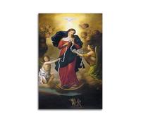 YiXong Our Lady Undoer of Knots Poster Decorative Painting Canvas Wall Posters And Art Picture Print Modern Family Bedroom Decor Posters 20x30inch(50x75cm)