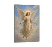 YiXong Religious Heavenly Angel Icon Poster Decorative Painting Canvas Wall Posters And Art Picture Print Modern Family Bedroom Decor Posters 24x36inch(60x90cm)