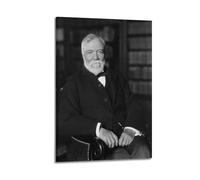 YiXong The Gospel of Wealth Author Andrew Carnegie Poster Decorative Painting Canvas Wall Posters And Art Picture Print Modern Family Bedroom Decor Posters 08x12inch(20x30cm)