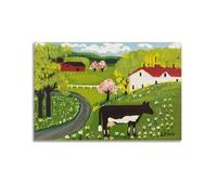 YiXong Untitled -7 By Maud Lewis Poster Decorative Painting Canvas Wall Posters And Art Picture Print Modern Family Bedroom Decor Posters 20x30inch(50x75cm)