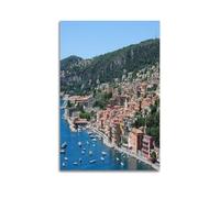 YiXong Villefranche-sur-Mer Poster Decorative Painting Canvas Wall Posters And Art Picture Print Modern Family Bedroom Decor Posters 24x36inch(60x90cm)