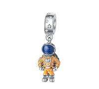 YIXUAN Astronaut Charms Charm Fit for Pandora Bracelets Christmas Festival Heart Animals 925 Silver Stunning Women's Jewelry Gift for Women in Your Life