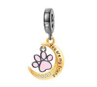 YIXUAN Cat Good Friend Charms Charm Fit for Pandora Bracelets Christmas Festival Heart Animals 925 Silver Stunning Women's Jewelry Gift for Women in Your Life