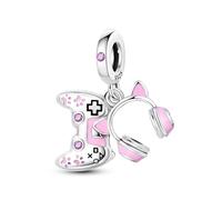 YIXUAN Game controller headset Charms 925 Silve Charms fits Pandora Bracelets Necklace Birthday Christmas Jewelry Gifts For Women