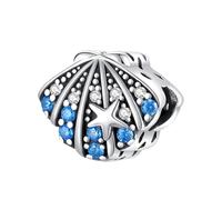 YIXUAN Ocean Creature Shell Charms Charm Fit for Pandora Bracelets Christmas Festival Heart Animals 925 Silver Stunning Women's Jewelry Gift for Women in Your Life