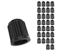 YIXUEERWSY 30 PCS Tyre Valve Caps for Nissan Leaf 2 (II) ZE1 I 2017-2024,Tyre Valve Caps with O Seal Ring Durable Dustproof Black Valve Covers Screw On Easy to Operation