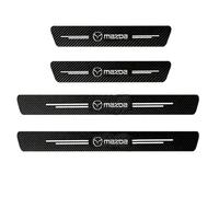 YIXUEERWSY 4 Pcs Carbon Fiber car door sill protector strips for Mazda 6 Saloon 3 (III) GJ/GL I 2012-2015, Door Entry Guards Sill Scuff high temperature resistant