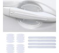 YIXUEERWSY 8Pcs Car Door Handle Transparent Anti Scratch Stickers for Volvo XC90 2 (II) 256 I 2015-2024,Auto Paint Guard Pads Film Auto Side Anti Collision Decals