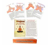 YIYEE 36 Pcs Chakra Awakening Mudra Cards, 72 Hand Gesture Guide Deck