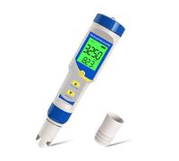 YIYEGO TDS Meter pH Tester for Water, Digital pH Salt Tester for Pool, 7 in 1 ORP EC Salinity Tester for Saltwater Pool Aquarium Sodium Chloride Swimming Pools Hot Tub Spas