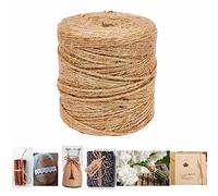 YiYFiT Natural Jute Twine,656 Feet 2mm 3Ply Craft Twine Natural Brown Twine String Garden Twine for DIY Crafts Gift Wrapping Floristry Home Wedding and Gardening Decoration-Brown