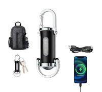 YiYFiT Rechargeable LED Keychain Flashlight, Super Bright 7 Modes Mini Keyring Torch, Portable Multifunctional Pocket Flashlight for Camping Hiking Walking Emergency Outdoor Daily Use