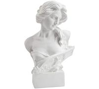 YiYFiT Resin Bust Statue Figurine,6”15cm Greek Mythology Goddess Artemis Bust Sculpture figurine for Home Ornament Office Bookshelf Decor Sketch Practice DIY Art Gift-Artemis