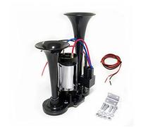 YIYIDA 24V Horn, Dual Tube Electric Horn for Motorcycle, SUV, Truck, Watercraft etc, 170DB, Universal Fit ABS Material, Compact Style, YYDA847
