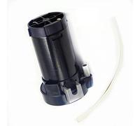 YIYIDA Black Air Compressor 12V Air Pump Kit With hose Electromagnetic motor Electric Car horn for Super Loud Trumpet Replacement air pump Kit for Any Vehicle Trucks Lorrys Vans Trains Boats whistle