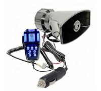 YIYIDA Car Horn Warning Alarm horn Easy installation connect cigarette lighter 150db Siren Alarm 7 Tone siren horn with Mic PA Speaker System Auto Horn speaker for 12V Car lorry ship etc