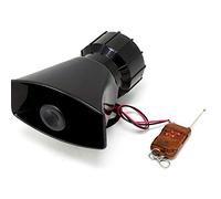 YIYIDA car horn wireless siren with remote control horn 12V 80W emergency horn speaker fire truck ambulance traffic police fire alarm sound horn suitable for all cars 12V truck ferry Moto etc.