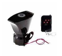 YIYIDA Car Siren Car Horn Wireless Siren with Remote control horn Siren 7 Tone Sound Remote control siren Speaker Fire Alarm Horn suitable emergency sound Loud Horn Siren for 12V car boat truck ect