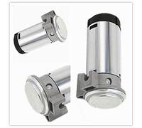 YIYIDA Silver Air Compressor 12V Air Pump Kit With hose Electromagnetic motor Electric Car horn for Super Loud Trumpet Replacement air pump Kit for Any Vehicle Trucks Lorrys Vans Trains Boats whistle