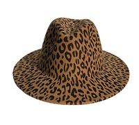 YiyiLai Women Fedora Hats Wide Brim Panama Cap Unisex Classic Wool Soft Elegant Jazz Cap Winter Hat