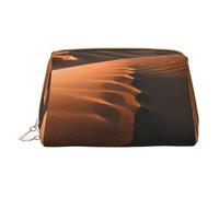 Yiyilong Leather portable zipper makeup bag Cosmetic Pouch Travel Organizer Toiletry Clutch, White, One Size