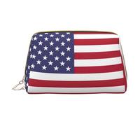 Yiyilong Leather portable zipper makeup bag Cosmetic Pouch Travel Organizer Toiletry Clutch, White, One Size