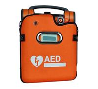 YIYIRAN AED Defibrillator Storage Bag, Portable AED Medical Bag with Transparent Window Design, Strap Adjustable and Waterproof Fabric, Emergency Instrument Container for Home, Public Places
