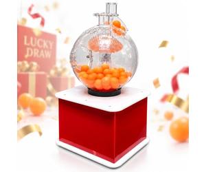YIYIRAN Bingo Game Set, Fantasy Football Draft Machine With 40 Balls, Lottery Drawing Machine, With Manual Ball Release, For Store Openings, Annual Parties And Stage Events