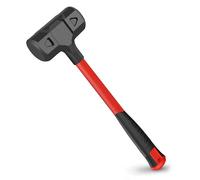 YIYITOOLS 9LB Dead Blow Hammer, 33” Long, One-Piece Forged Carbon Steel, Steel Ball-Filled Head, Ergonomic Anti-Vibration Rubber Grip, Spark and Rebound Resistant, 9-Pound Head, 154oz