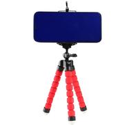 YIYIWANG Phone Tripod Cell Phone Stands Flexible Octopus Style Portable Mini Travel Tripod Stand Camera Mount for Gopro Smartphone and Digital Camera Video Outdoor (Red)