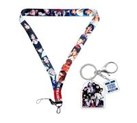 YiYiXiXi Stray-Kids New Album Lanyard Keychain Accessories Gift Merch for Fans(Red), Red, Medium