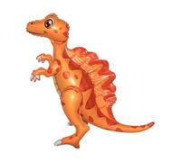YiYou Giant Animal Foil Balloons Set, 4D Standing Lion Tiger Panda Elephant Dinosaur, Wildlife Theme Party Decorations (Echinosaurus)