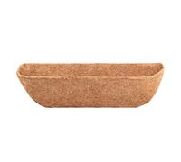 YIYOULLY Coco Fiber Liners for Hanging Basket, Trough Coco Replacement Liners, Wall Planter Replaceable Coco Liner for Window Box, Wall-mounted Coco Liner for Garden Planter Flower Pot (1, 48 Inch)