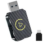 YiYunTE Wireless Carplay Adapter, USB Car Play Adapter, 2-in-1 Android Auto Wireless Adapters, Wired to wireless Converts car Play Dongle, Plug&Play Bluetooth Car Audio Video Input Carplay Adaptors