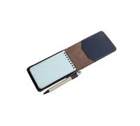 YIYUS Real Genuine Leather Notepad Cover For Mini Pocket Notebook 3" X 5", Memo Leather Cover For Rite In The Rain Top-Spiral Notebook Darkbrown