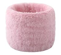 YIzdegg Autumn and Winter Thick Women's Singles Trap Head High Neck Cover Anti Cold Plush Widening Head Cover Warm Neck Underwear, pink, A