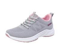 YIzdegg Comfortable Sports Shoes, Women's Running Shoes, Breathable Sports Shoes, Air Cushion Trainers, Non-Slip Road Running Shoes, Trainers, Jogging Shoes, Lightweight Walking Shoes, Fitness Shoes