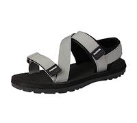 YIzdegg Women's Flat Sandals with Adjustable Strap Mules Non-Slip Slippers Lightweight Sandals Open Toe Summer Shoes Ergonomic Trekking Sandals Soft Sole Hiking Sandals Outdoor, gray, 41 EU