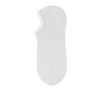 Yizelli 3 Pairs No Show Socks for Men Cotton Breathable Summer Boat Socks with Non Slip Grips (White)