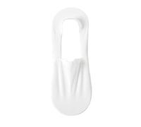 Yizelli 3 Pairs Summer Thin Breathable Ice Silk Socks Men's No Show Socks with Non Slip Grip (White