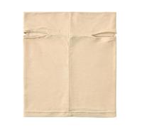Yizelli Women's Under Scarf Hijab Cap Solid Color Tube Turban Hat with Ear Openings (Beige)