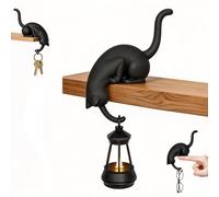 Yizemay Cat Bookshelf Lantern Decor, Book Shelf Decor Cat Lamp | Library Lantern Decorative Bookshelf Lighting, Christmas Halloween Home Decor Gifts for Cat Lovers